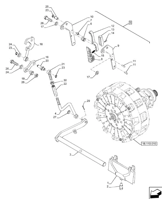 5189822 - пластина