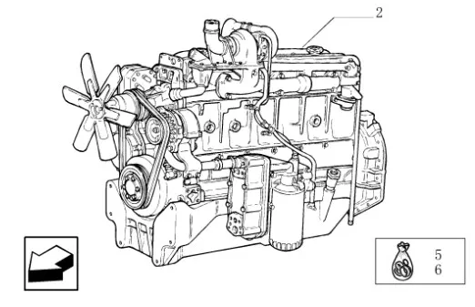 1940016 - Комплект прокладок двигателя