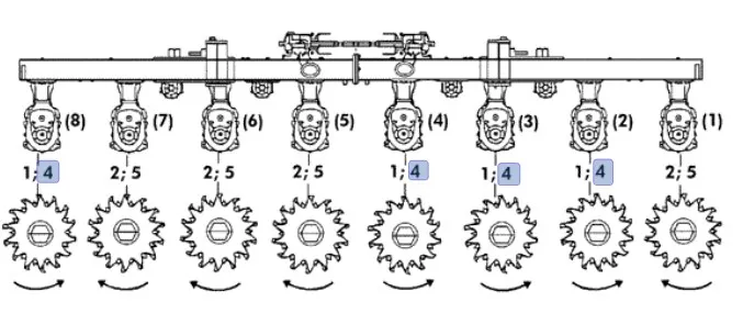 87662757 - Шестерёнчатая коробка привода